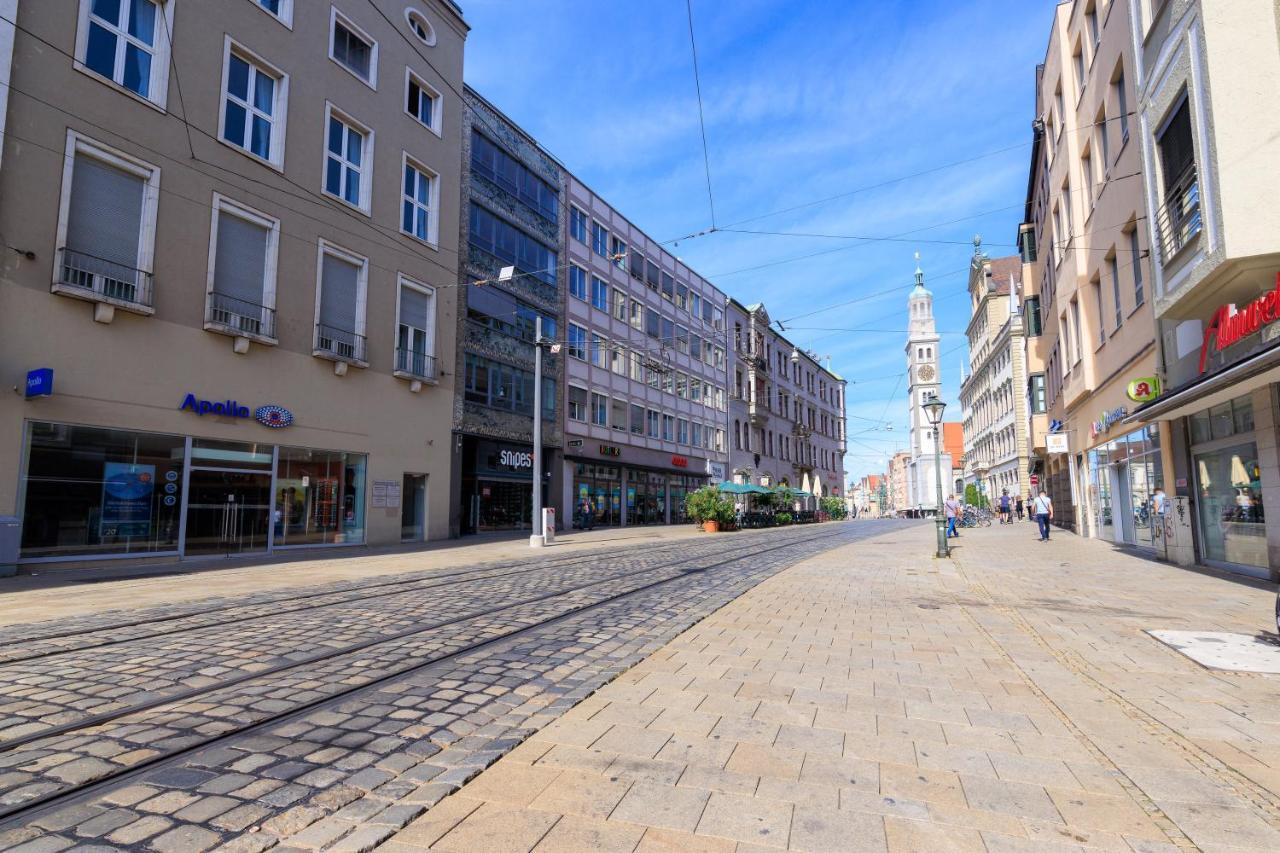 Global Living - Design Apartment I Rathausplatz I Kitchen I Augsburg Luaran gambar