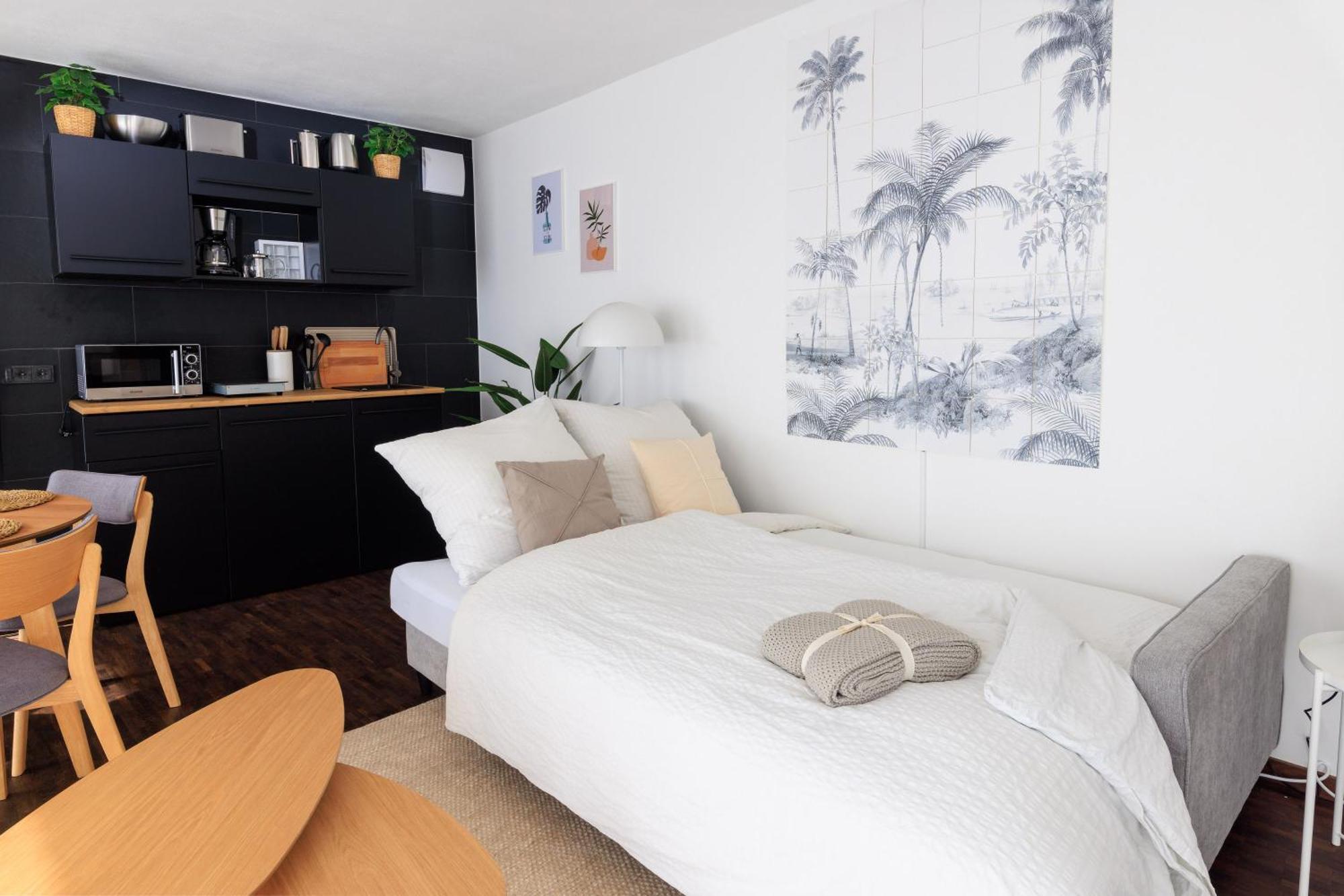 Global Living - Design Apartment I Rathausplatz I Kitchen I Augsburg Luaran gambar